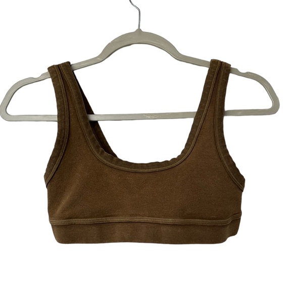 SKIMS Outdoor Sepia Crop Tank Top Bralette - Picture 4 of 6